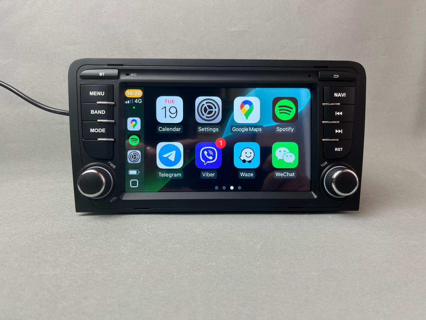 Audi A3 8P 2003 - 2012 Android navigation apple carplay system
