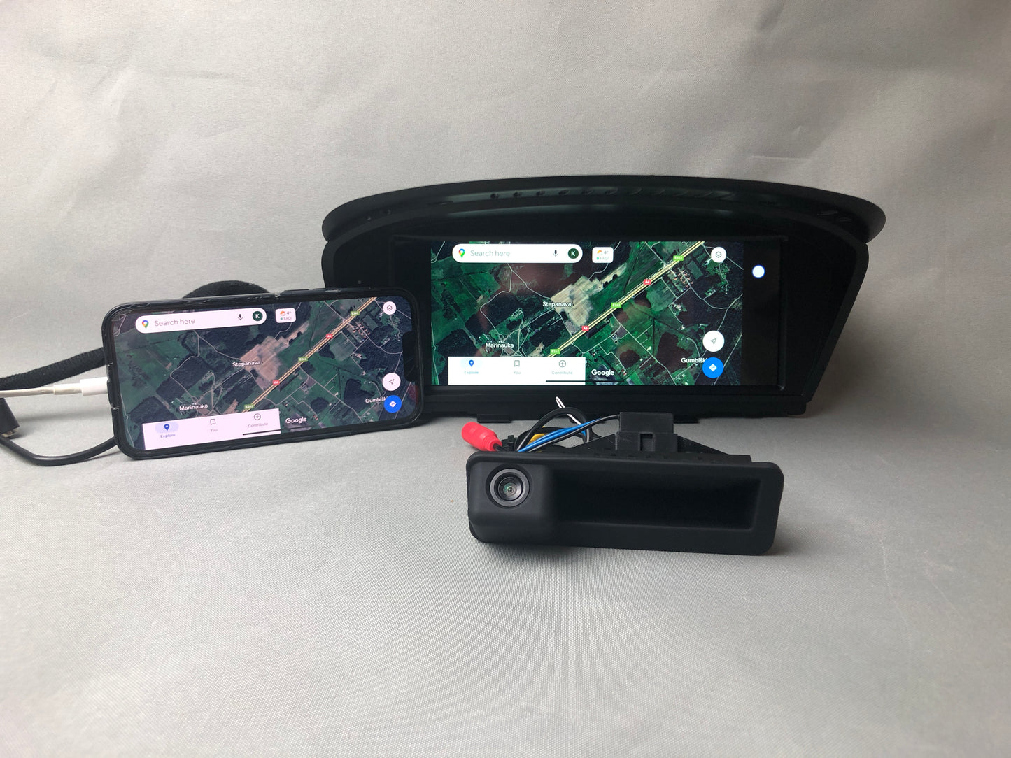 BMW E90 CCC Apple Carplay + Android Auto Interface Navigation Multimedia E91 E93