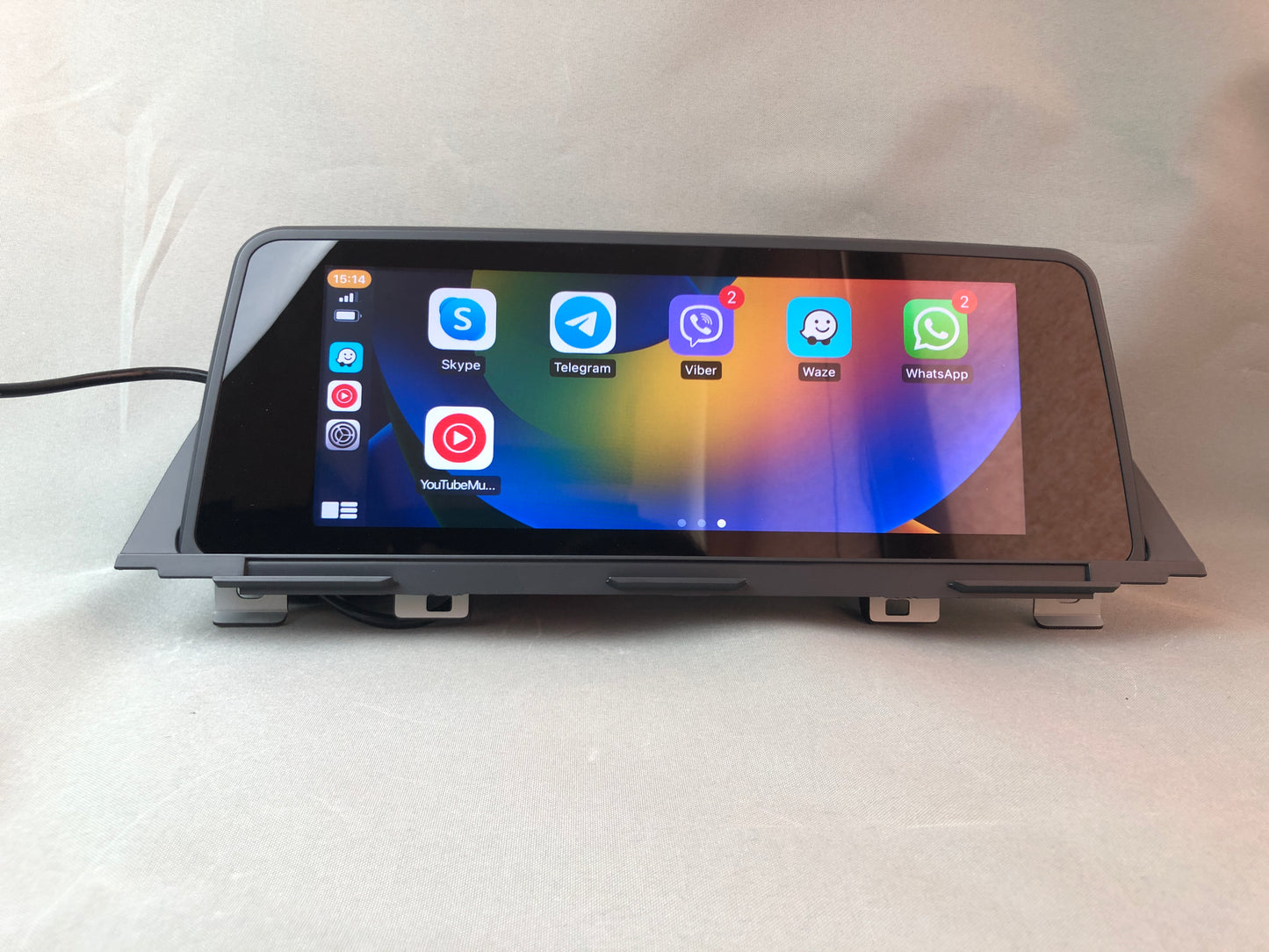 BMW F10 F11 5er CIC G30 Look Android Auto Apple CarPlay Kabellose Navigationseinheit