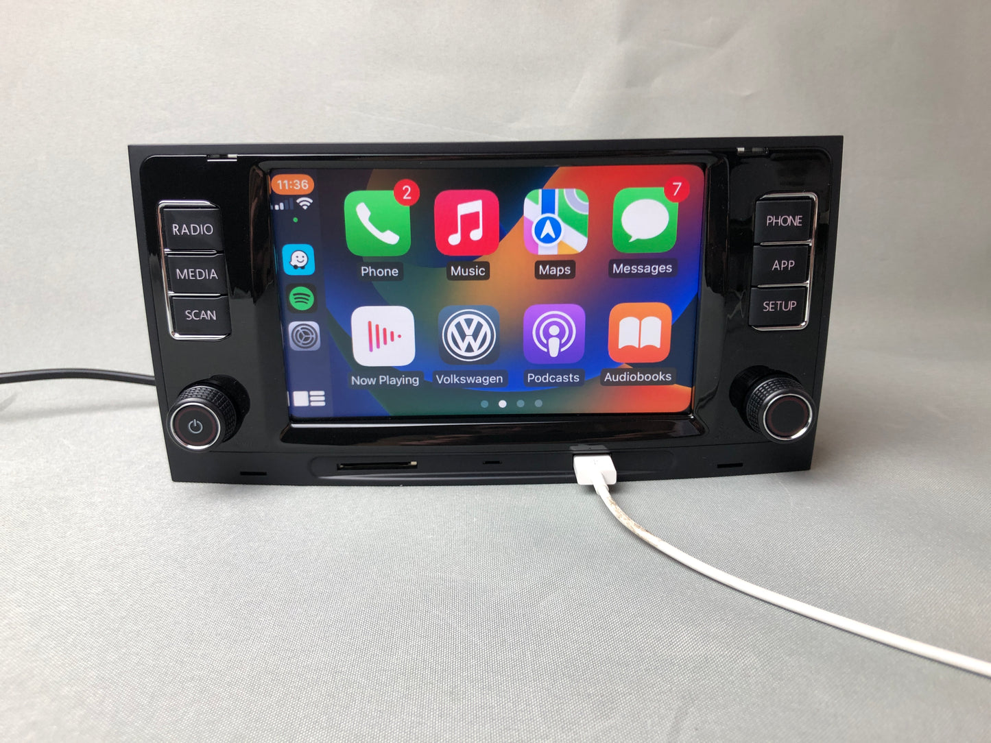 Volkswagen RCD580 Transporter Touareg Multivan T5 2003–2015 CarPlay/Android Auto-Navigationseinheit