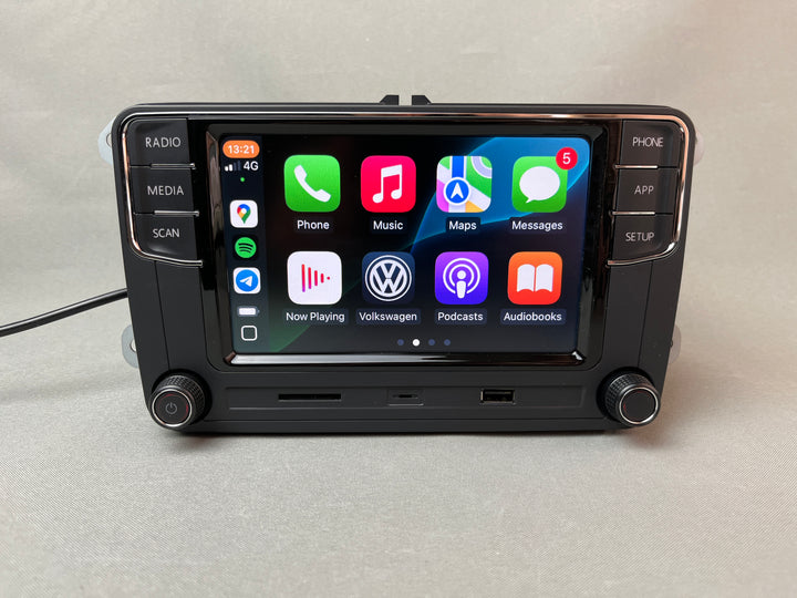 Volkswagen VW RCD 330G Wireless CarPlay und Android Auto-Navigationssystem Multimedia AUX GPS