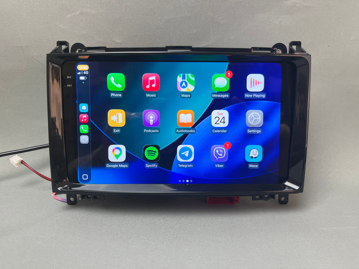 Mercedes-Benz Vito/Viano 2 2003–2015 W639 Android-Navigationssystem mit Apple CarPlay
