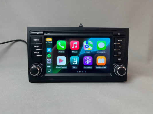 Audi A4 B6 B7 2000 - 2008 Android-Navigationssystem Apple Carplay