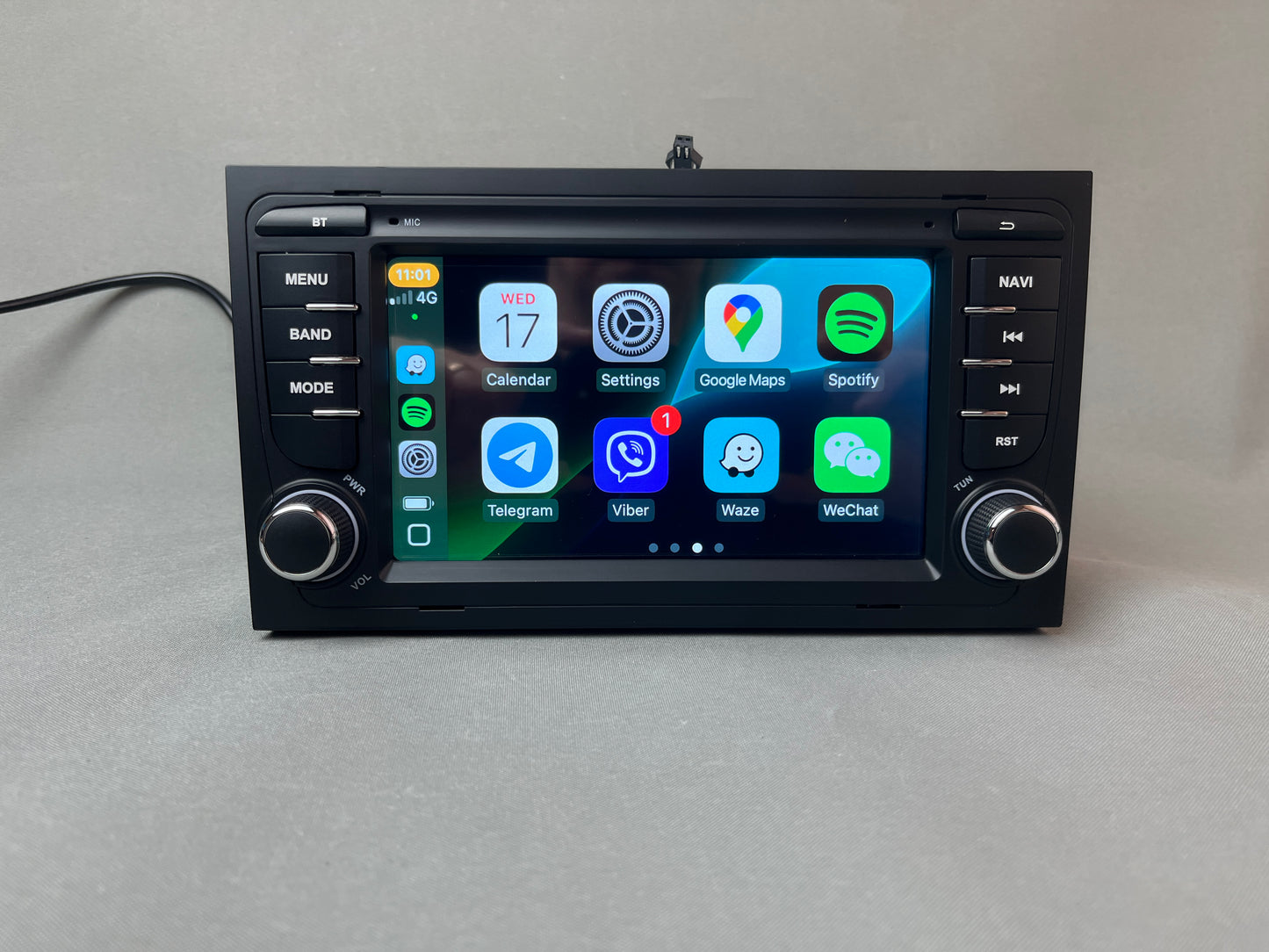 Audi A4 B6 B7 2000 - 2008 Android-Navigationssystem Apple Carplay