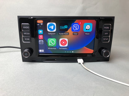 Volkswagen RCD580 Transporter Touareg Multivan T5 2003–2015 CarPlay/Android Auto-Navigationseinheit