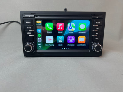 Audi A4 B6 B7 2000 - 2008 Android-Navigationssystem Apple Carplay