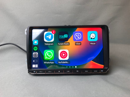 VW 9-Zoll-Android-Autoradio/-Stereoanlage mit Carplay/Android Auto passend für VW Golf 5 6 Passat Caddy Eos Polo Jetta