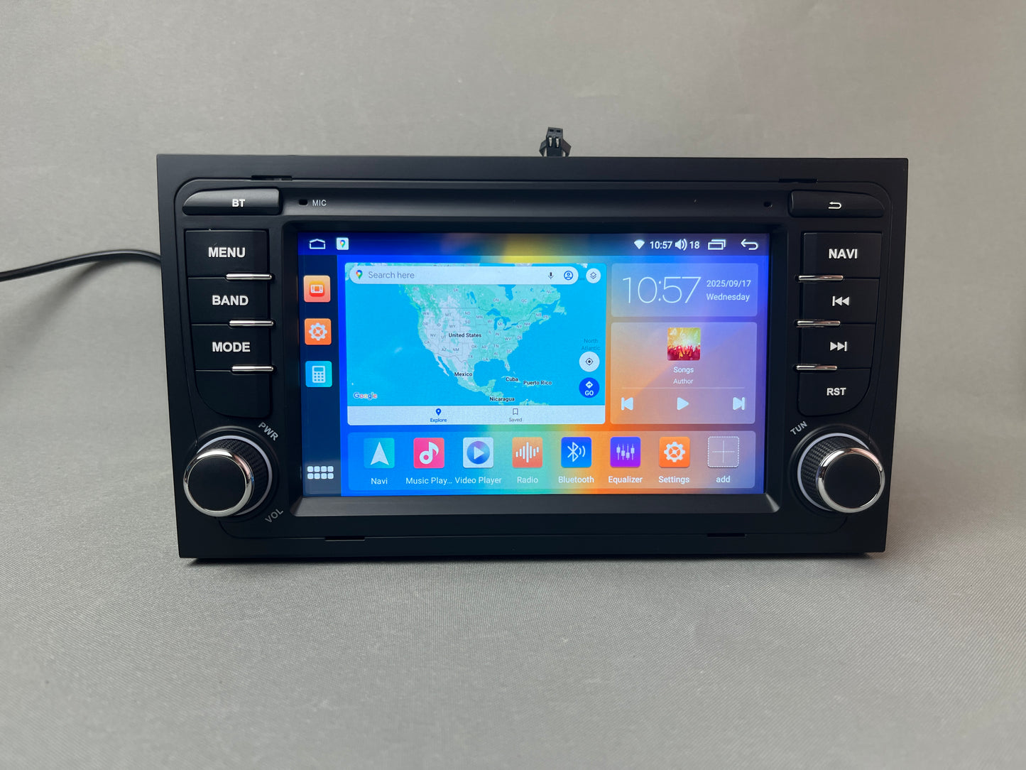 Audi A4 B6 B7 2000 - 2008 Android-Navigationssystem Apple Carplay