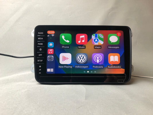 Volkswagen VW RCD 880 CarPlay und Android Autonavigationssystem Multimedia GPS