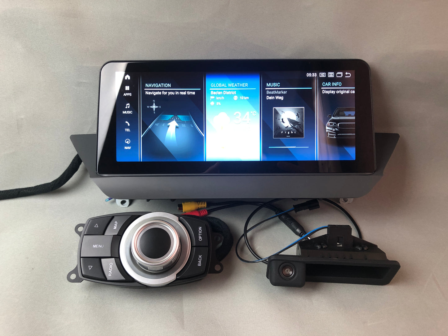 BMW X1 E84 CIC Android Navigationseinheit Serie Multimedia 2009 - 2015 GPS-System