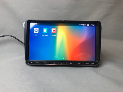 VW 9-Zoll-Android-Autoradio/-Stereoanlage mit Carplay/Android Auto passend für VW Golf 5 6 Passat Caddy Eos Polo Jetta