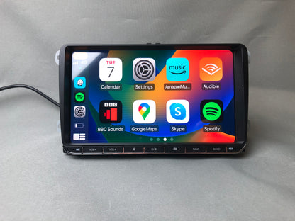 VW 9-Zoll-Android-Autoradio/-Stereoanlage mit Carplay/Android Auto passend für VW Golf 5 6 Passat Caddy Eos Polo Jetta
