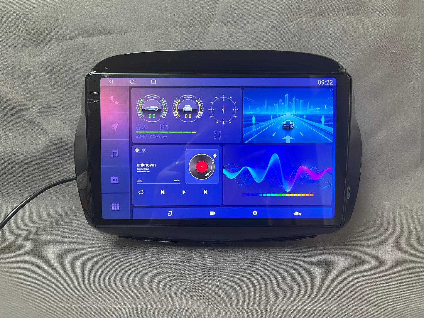 Honda FRV (2004–2009) 9" Android 14 Radio – 8GB/128GB – Wireless CarPlay & Android Auto – 4G SIM