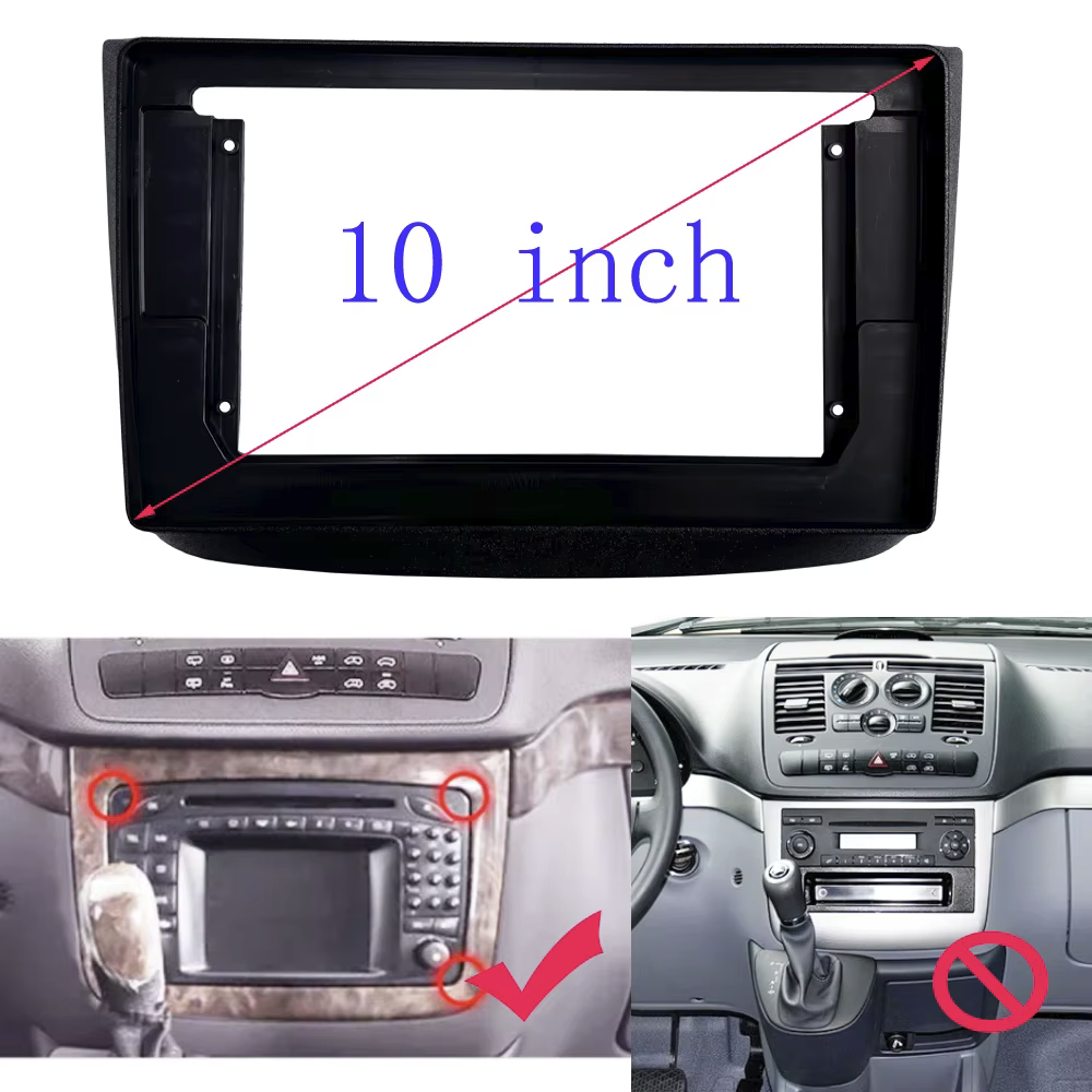 Mercedes Benz Vito Viano 2 2003 - 2015 W639 Android navigation apple carplay system