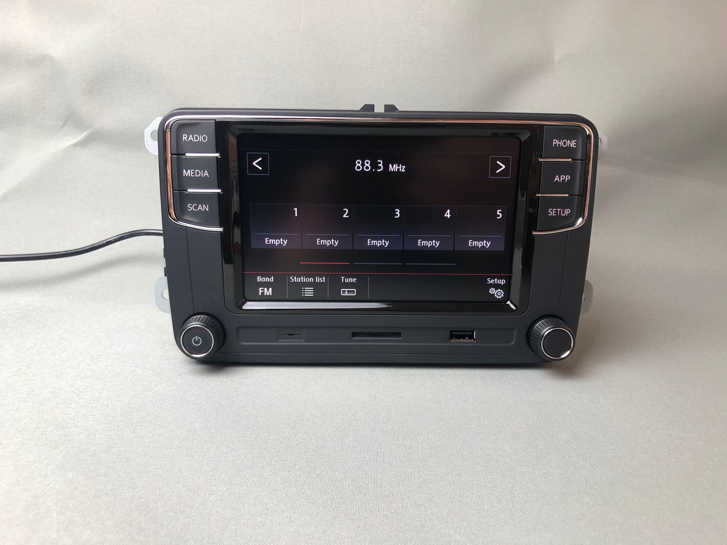 Volkswagen VW RCD 330G CarPlay und Android Autonavigationssystem Multimedia GPS