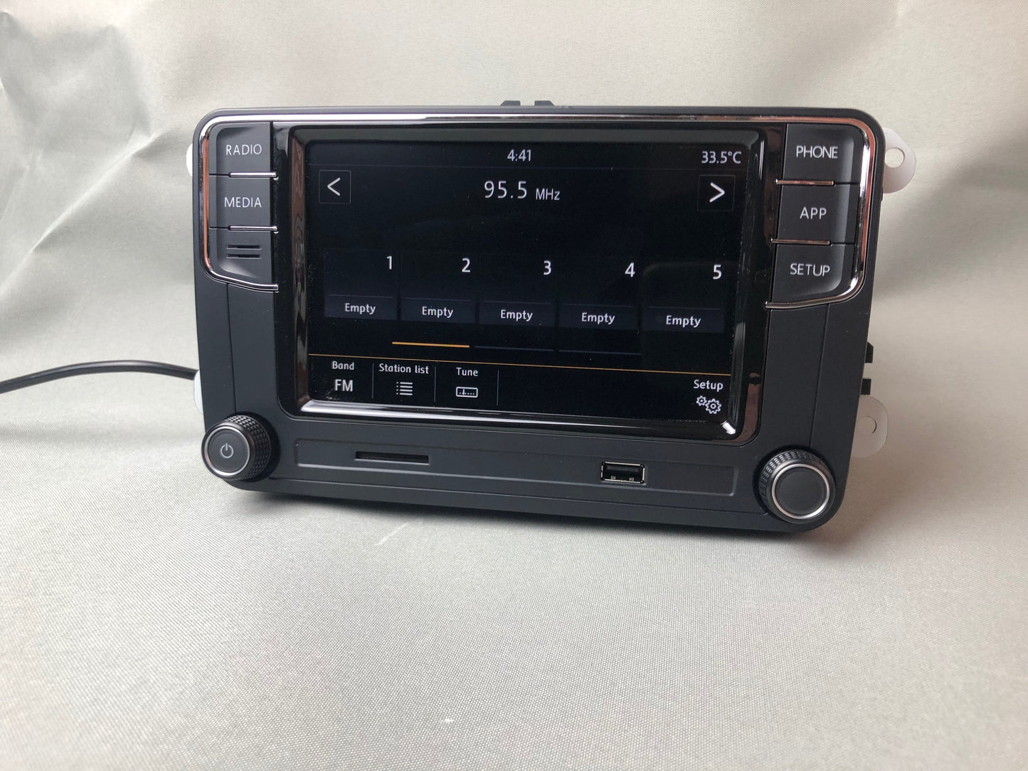 Volkswagen VW RCD 330G CarPlay und Android Autonavigationssystem Multimedia GPS