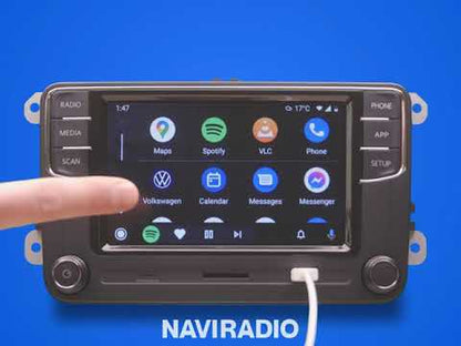 Volkswagen VW RCD 330G CarPlay und Android Autonavigationssystem Multimedia GPS