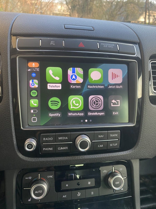 Kundenfoto: VW Touareg RNS 850 CarPlay box