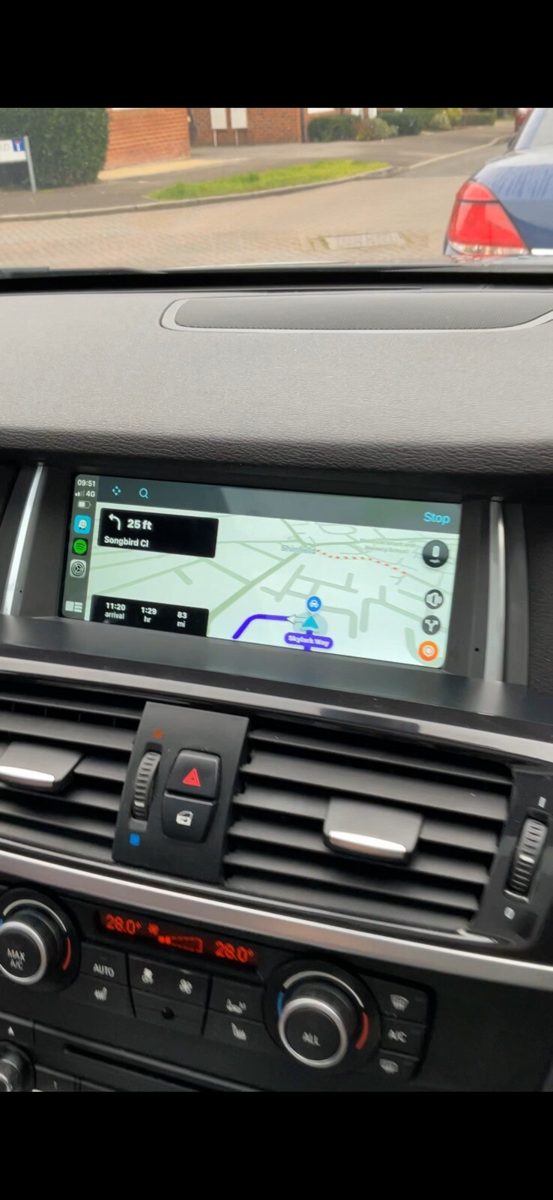 Kundenfoto: BMW X3 / X4 F25 F26 CarPlay screen
